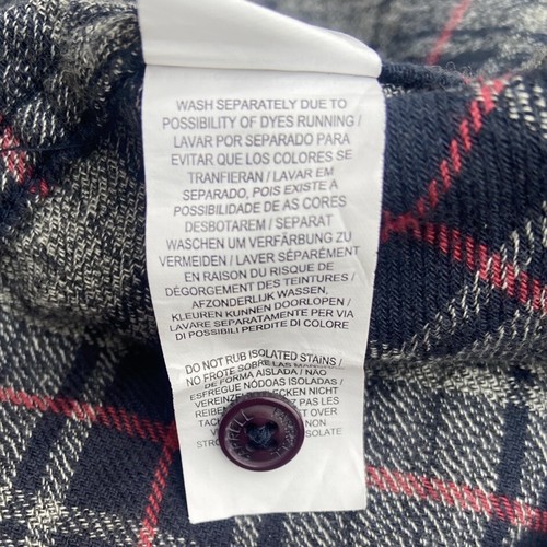 Men’s plaid flannel shirt, long sleeve, size S, Farrell - Picture 10 of 11
