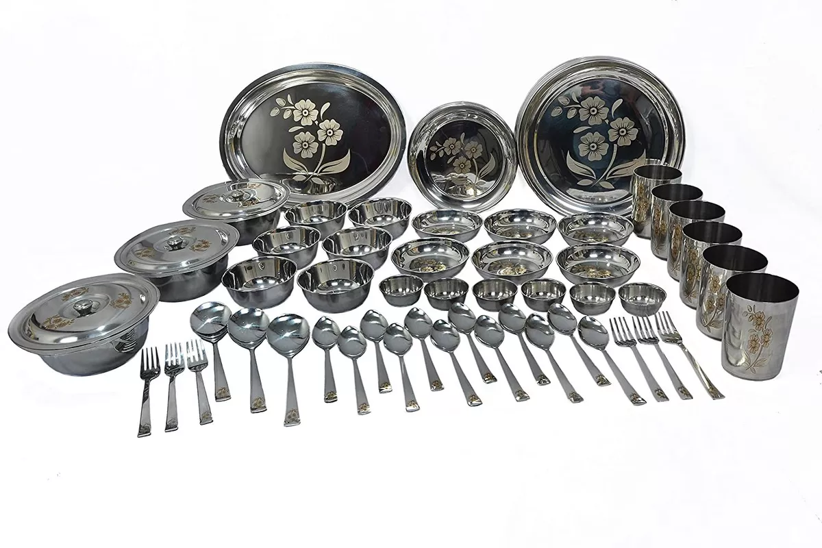 Stainless steel dinner outlet set