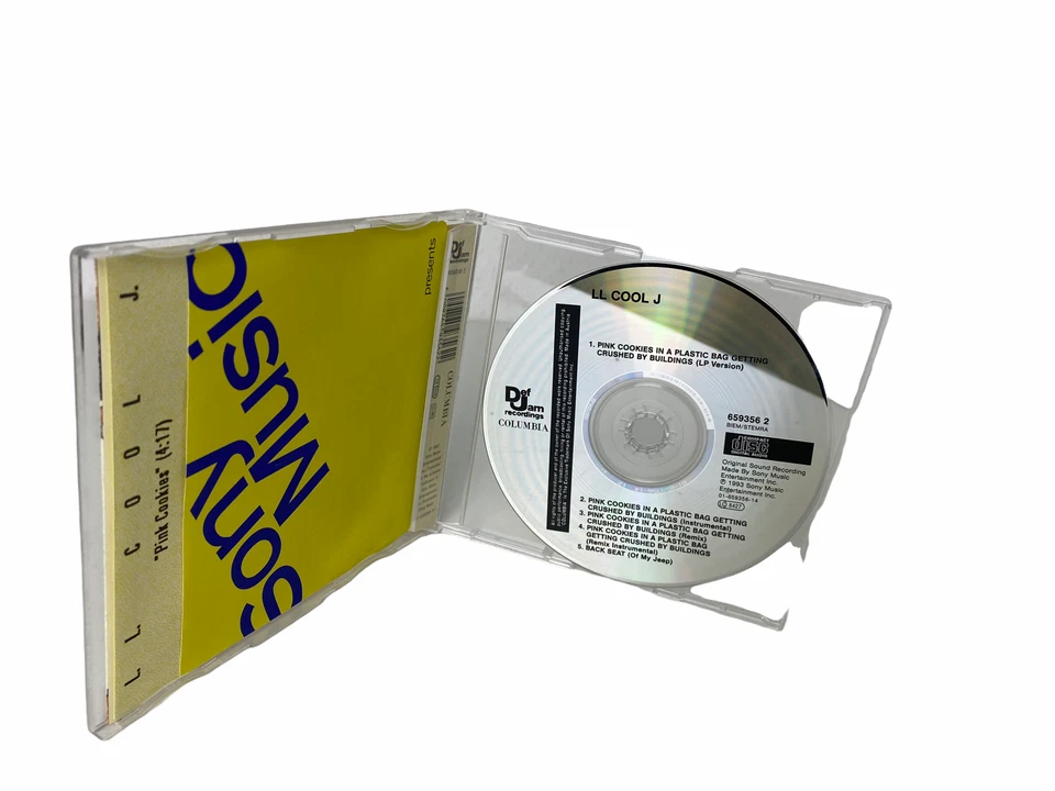 LL Cool J Pink Cookies in a Plastic Bag Def Jam Recordings Maxi CD Hip Hop Rap - Bild 3 von 3