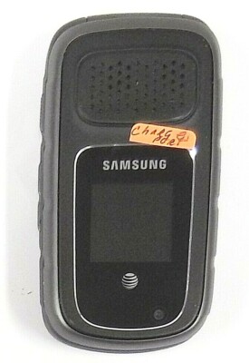 Samsung Rugby 3 III SGH-A997 - Black ( AT&T ) Cellular Flip Phone - READ