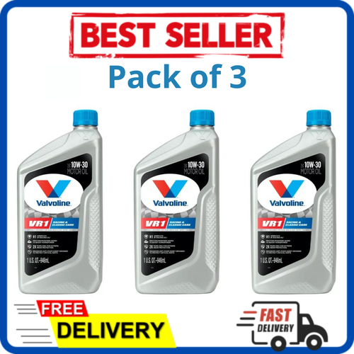 Valvoline VR1 Racing SAE 10W30 High Performance High Zinc Motor Oil 1