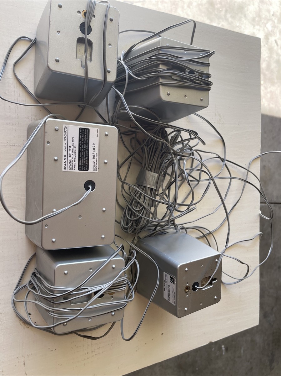 Sony 5 Speaker System SS-SRP700, SS-CNP700, SS-MSP700 surround