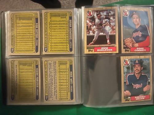 California Angels 1987 Topps Team Set con álbum de coleccionista de 40 cartas. - Imagen 10 de 10