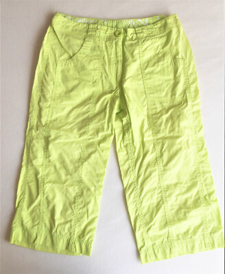 3/4 C.W Capri Hose Gr. S / 36 grün