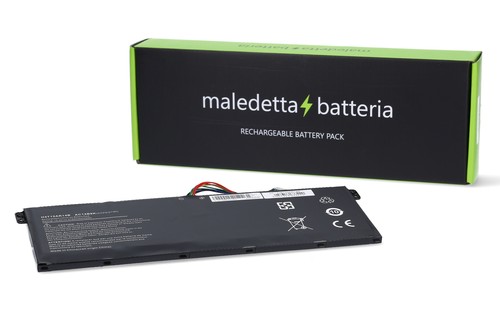 Batteria Nero 15,2 V 2750 mAh SOSTITUTIVA Acer AC14B3K, AC14B8K, AP14B8K, - 第 2/9 張圖片