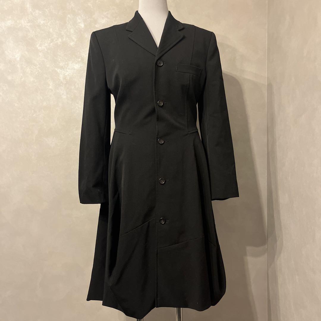 tricot COMME des GARCONS 90S Hem Deformation Wool Coat
