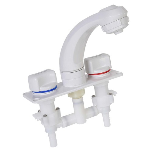 GRIFO MEZCLADOR ELEGANCIA BALLENA 12MM CARAVANAS AUTOCARAVANAS AUTOCARAVANAS AGUA FRÍA CALIENTE - Imagen 2 de 3