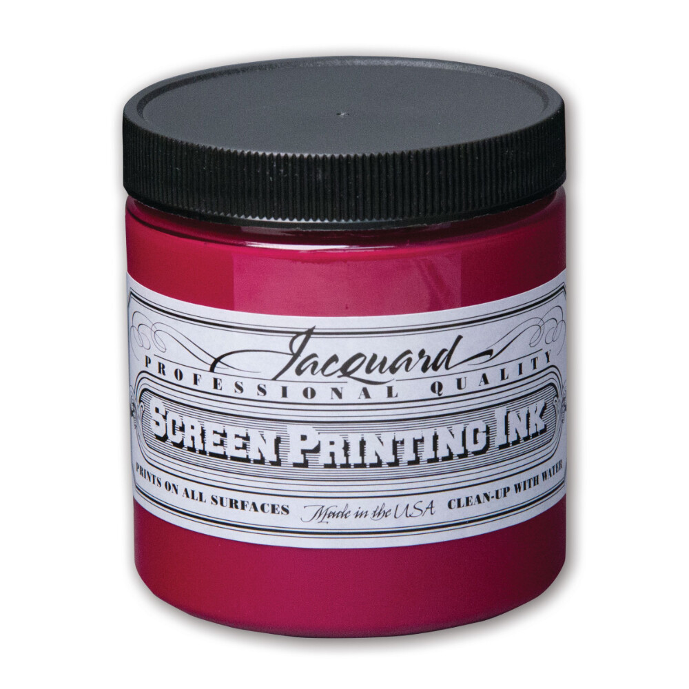 Professional Screen Printing Ink Jacquard Magenta - Water Based 227 grams