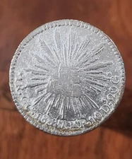 MEXICO REPUBLIC 1847-GC MP 1 REAL ~ GUADALUPE Y CALVO MINT ~ RARE