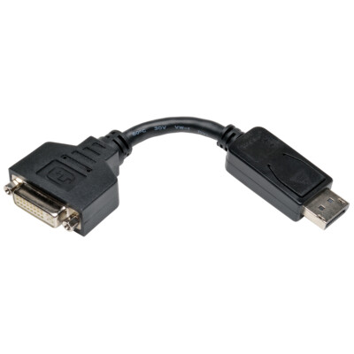 Tripp Lite 0,5 FT DisplayPort-Stecker auf DVI-I-Buchse Kabeladapter