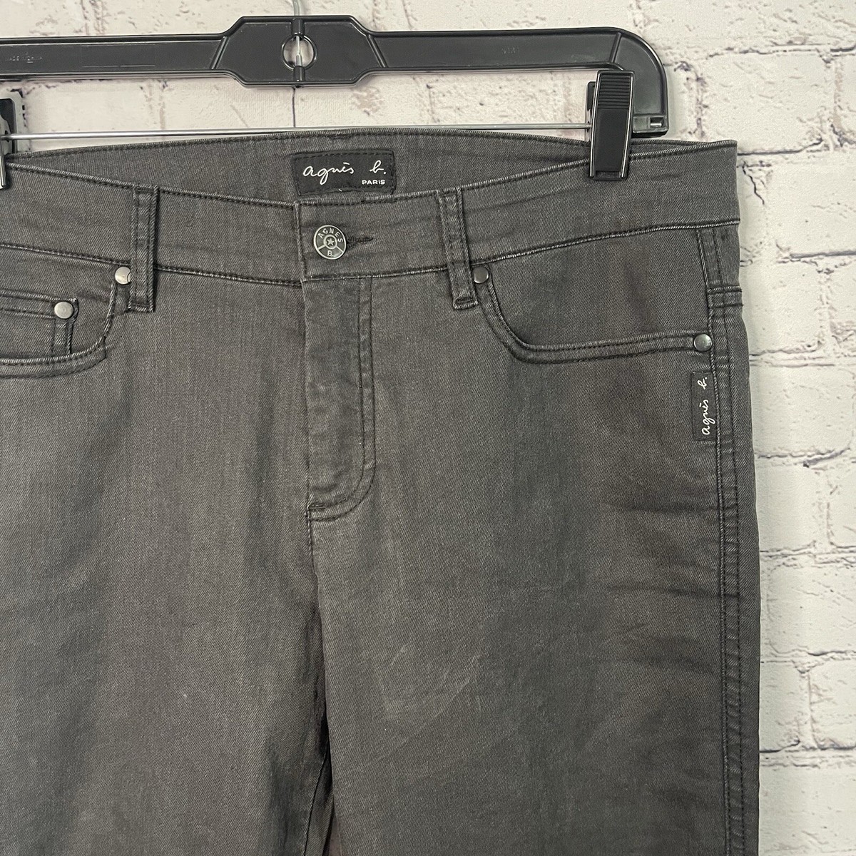 パンツ archive agnes b. France black denim black cotton pants agnès b. x Dolmen