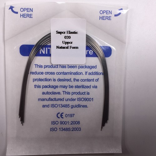 10pks Dental Orthodontic Niti Super Elastic Arch Natural Form Wires Round 12-20 - Picture 15 of 17