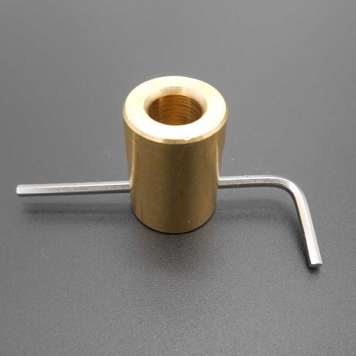 10PCS 180° Brass Shaft Rigid Coupling Coupler 5MM 6MM 7MM 8MM 10MM D 16MM L 22MM - Afbeelding 4 van 9