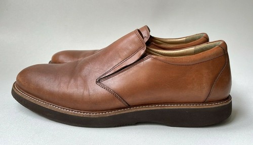 Samuel Hubbard Frequent Traveler Whiskey Tan Leather Slip On Comfort Shoes 13 M