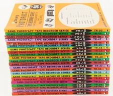 Sams Photofact Tape Recorder Series TR-26 to TR-50 *Select Volume*  (Acceptable)