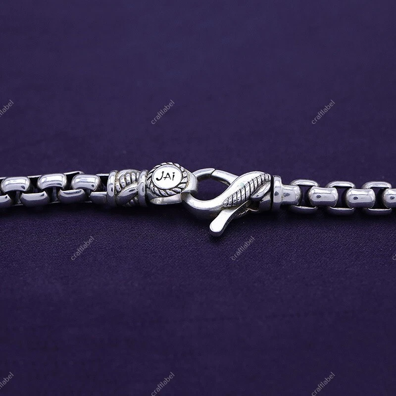 QVC JAI By John Hardy Sterling Silver 5.3mm Box Chain 18
