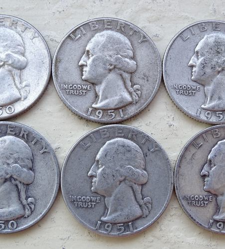 (8) Assorted Washington Quarters / FedEx Free Shipping DS8ax - Picture 3 of 18