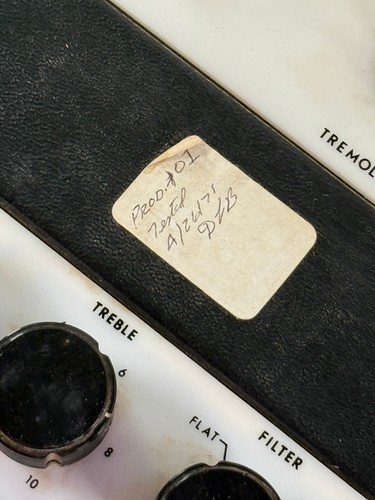 RARE 1960's Lawrence Guitar Amplifier Amp KS lfk jayhawk REPAIR #2 - Picture 20 of 23