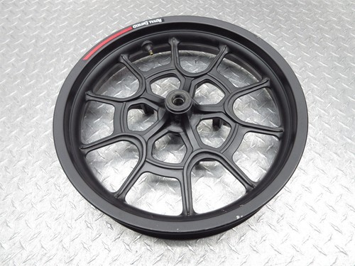 2023 22-24 Royal Enfield Hunter 350 Front Wheel Rim 17x3 Bent Lip Wobble Video - Picture 13 of 17
