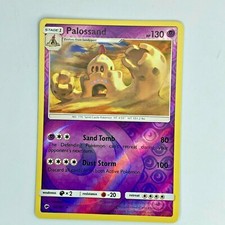 Pokemon Palossand 62/147 - Rare Reverse Holo S&M Burning Shadows - 2017 TCG