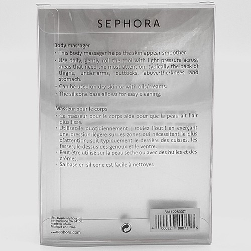 Sephora Pink Body Massager Handheld Roller Brand New in Box - Picture 3 of 3