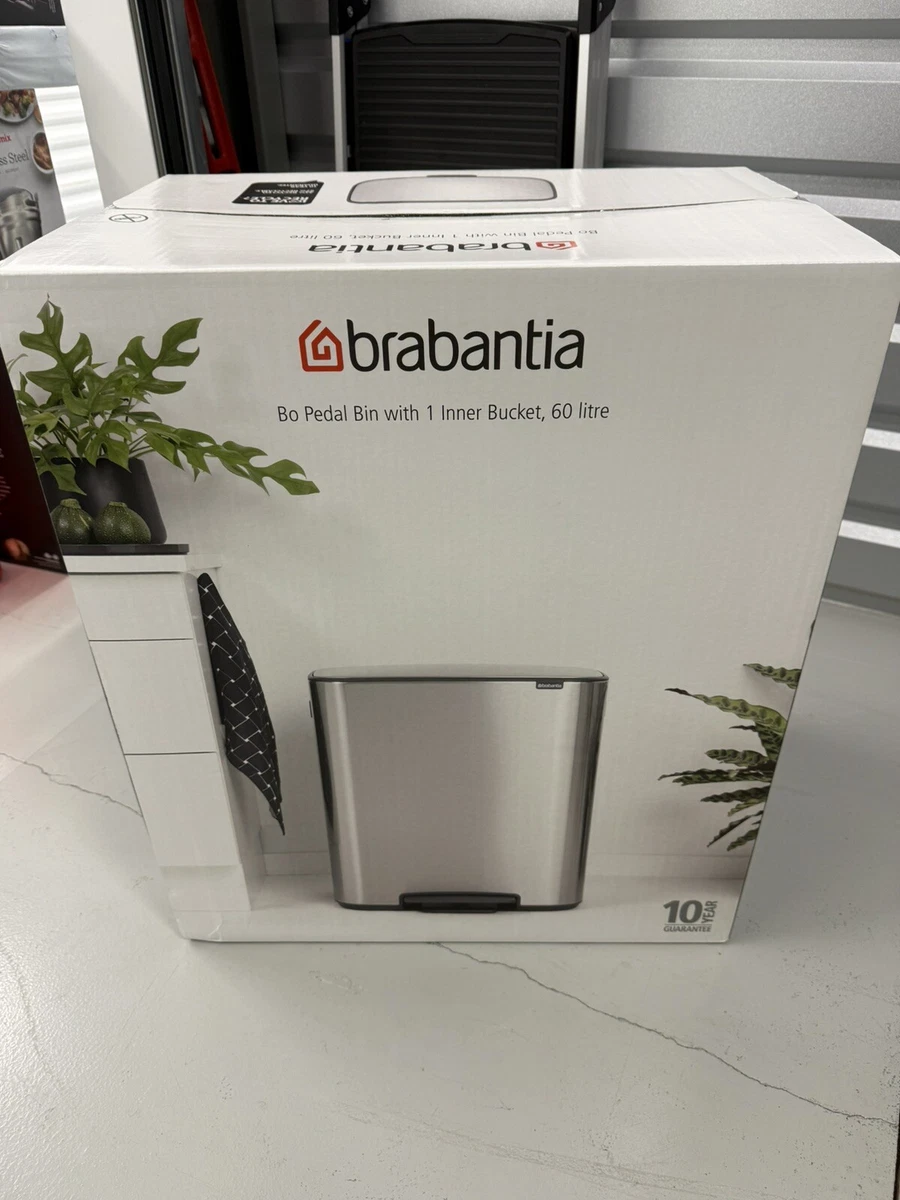 Funda Recambio Para Cesto De Ropa Brabantia - 60 Litros, Color Gris