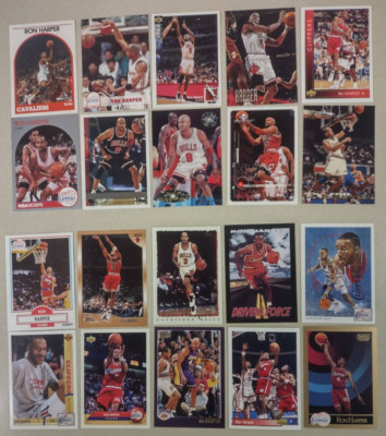 20 Card Lot of Different RON HARPER NBA Bulls Must have for collector! FREE S&H!