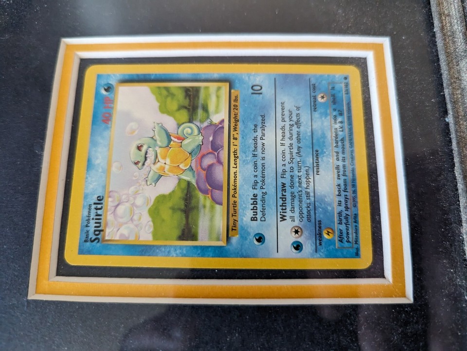 Pokemon Base Set Starters Framed Licensed Pokemon | eBay