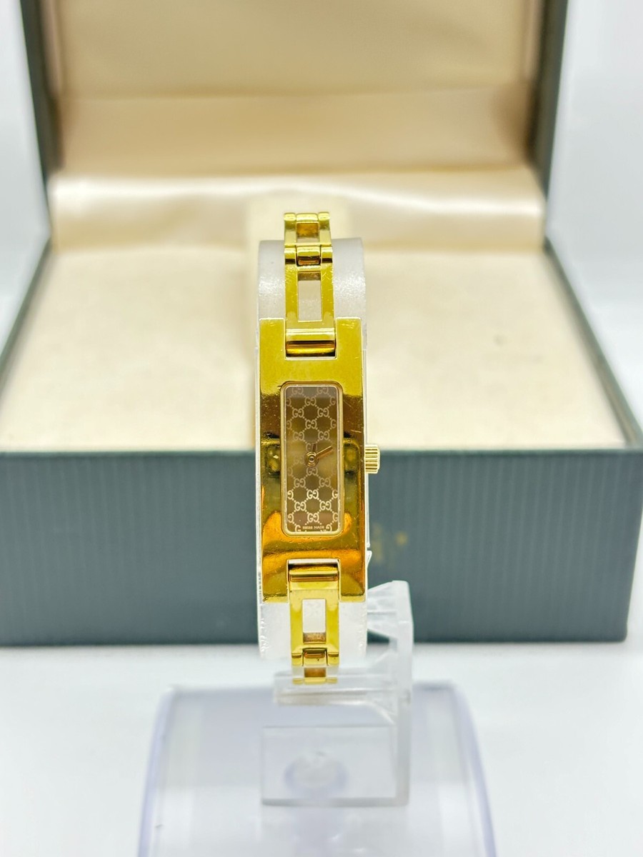 Gucci Gold-Tone Rectangular women’s watch Gucci Women main image 2