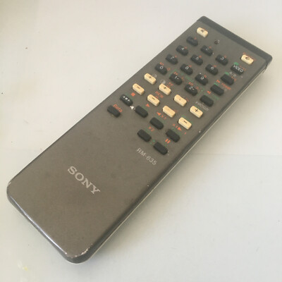 Sony Rm 65 Genuine SONY RM-635 Remote Control for TV & Video VCR | eBay Australia