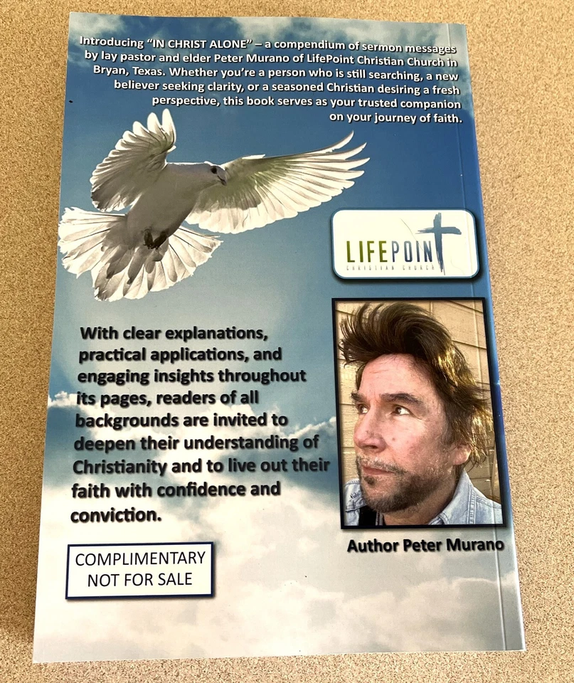 IN CHRIST ALONE brand new Handbook to the Christian Faith Author Signed 450 pg - Image 2 of 4