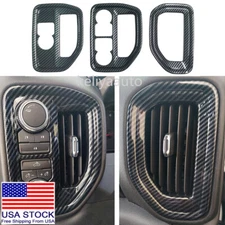 For 2019-2022 Chevy Silverado 1500 Accessories Dashboard Air Vent Cover Trim