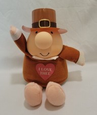Ziggy  Friends Plush American Greeting Thanksgiving Pilgram "I Love Thee" 1991