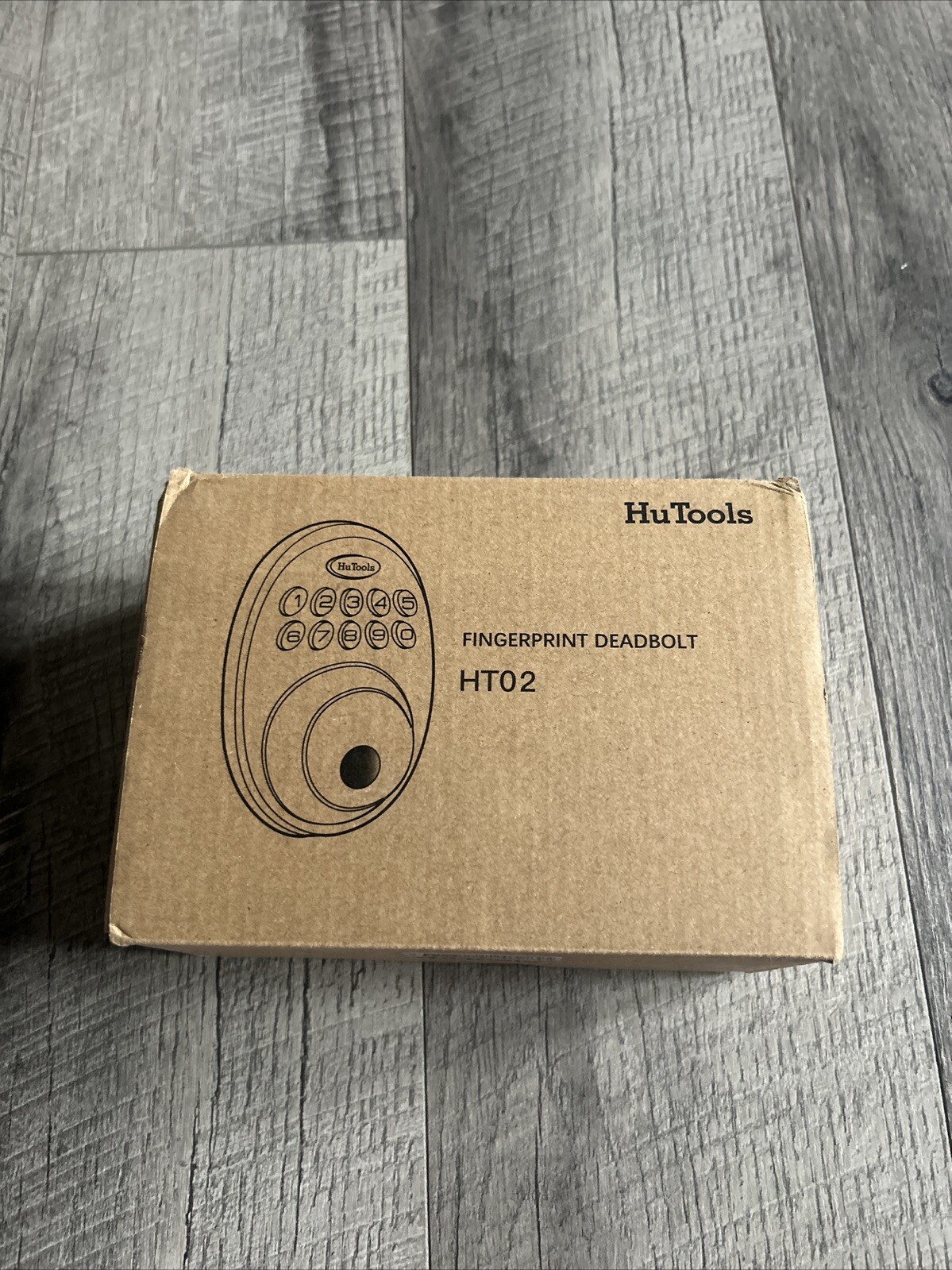 HuTools HT02 Smart Fingerprint Deadbolt Keyless Entry Door Lock with Keypad-image