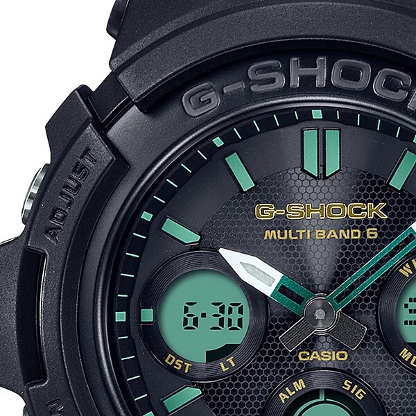 CASIO G-SHOCK TEAL AND BROWN COLOR AWG-M100RC-1AJF men's watch ana-digi 2023