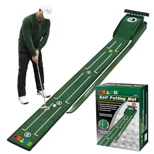 Putting Green Indoor Putting Mat,Indoor Golf Practice Mat,Portable Outdoor - Picture 2 of 8