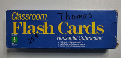 Vintage 1990 Horizontal Flash Subtraction Ideal School Supply Complete