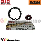 GP16 DID TRANSMISSION KIT CHAIN CROWN SPROCKET KTM 1290 SUPER DUKE R ABS 2017
