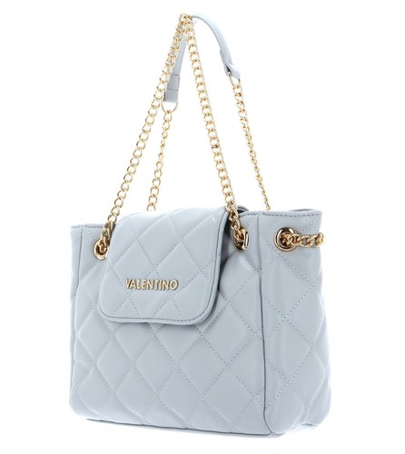 VALENTINO Ocarina Tote S Schultertasche Tasche Perla hellgrau Neu - Bild 2 von 5