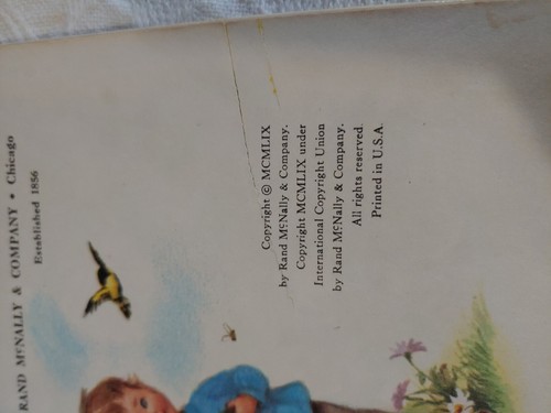 A Present For Princess Tip Top Elf Book Rand McNally Book 1959 Blind Boy Berry - Picture 11 of 15