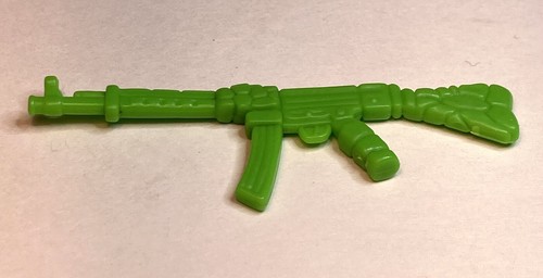1992 TMNT Private Porknose Bebop Accessory Weapon Original Green Rifle Gun Toy - Picture 2 of 2