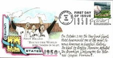 #3187c Shot Heard Around World Nikirk FDC (32419993187c001)