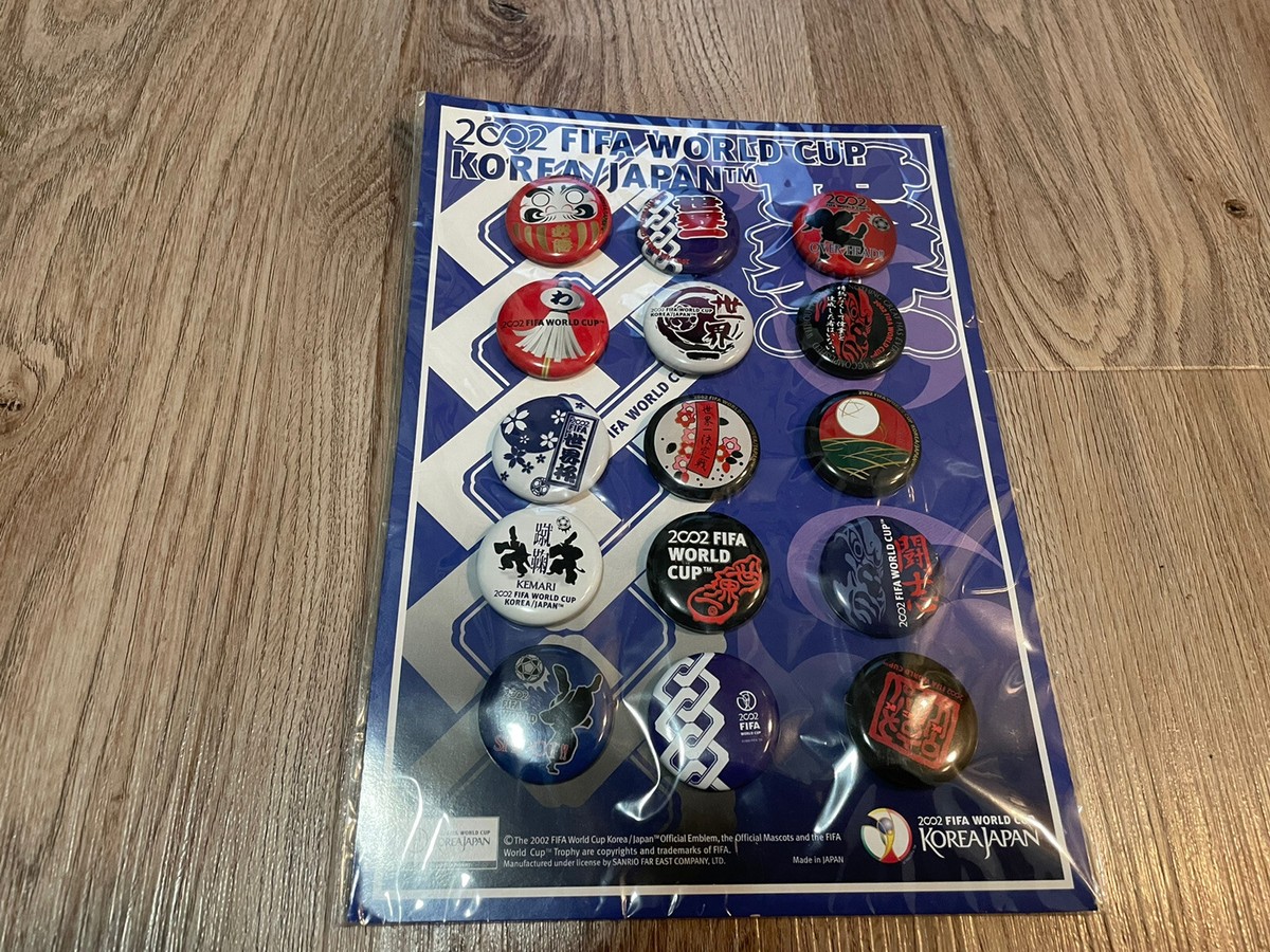 2002FIFA WORLD CUPピンズセット2002個限定 2002FIFA WORLD CUPオフィシャルピンズセット2002個限定