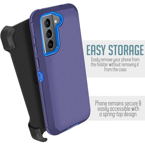 For Samsung Galaxy S22 S22+ Plus S22 Ultra Heavy Duty Holster Belt Phone Case - Picture 15 of 33