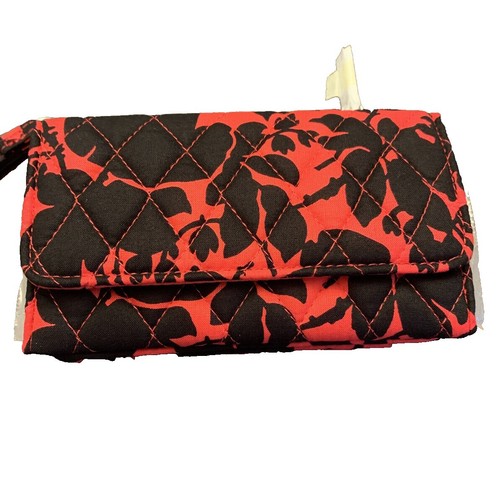 VERA BRADLEY Smartphone Wristlet Cigarette case Magenta Pink Microfiber  Perfect
