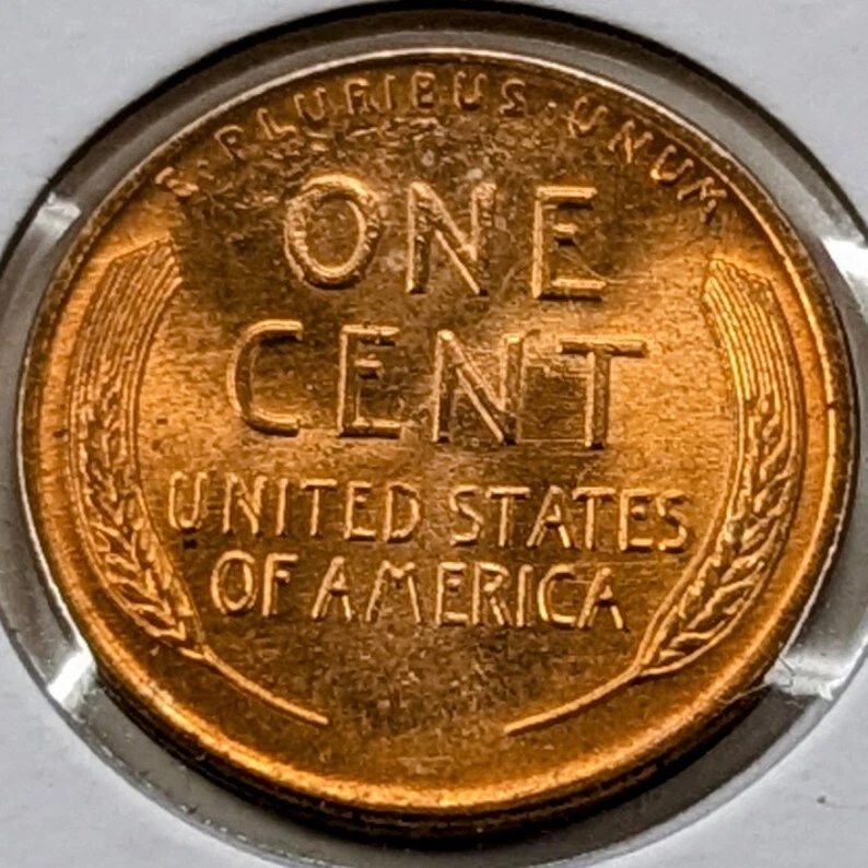 1942 Lincoln Wheat One Cent Penny GEM MS RARE; TB4 - Image 2 of 2