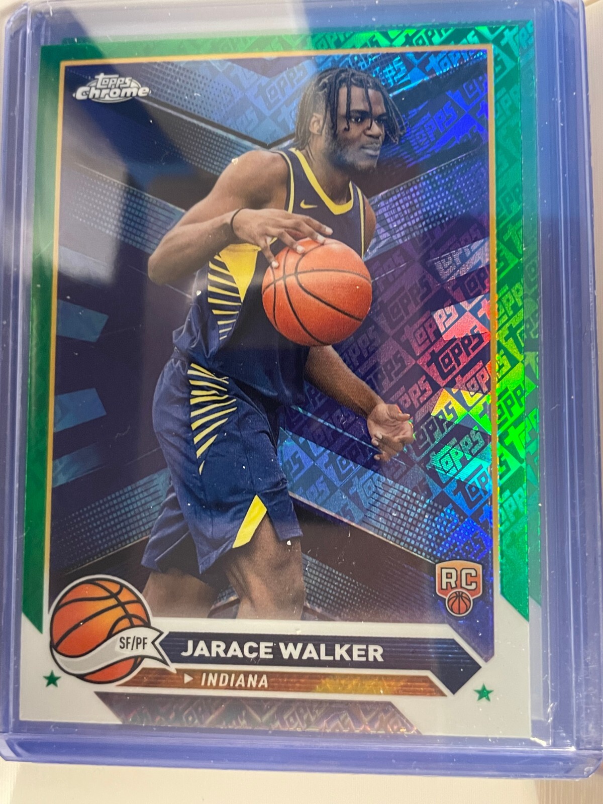 2024 Topps Chrome Basketball Green Topps Logo Refractor -  You Pick!!!