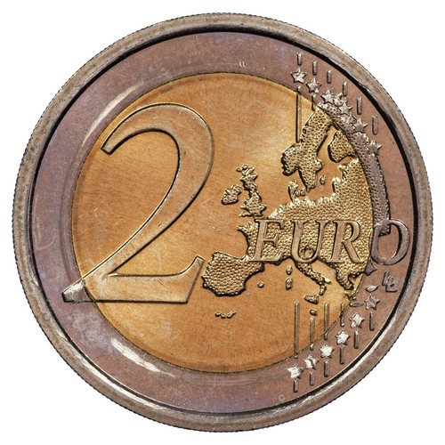 Saint-Marin - 2 euros colorisée - 2011 - Palazzo Publico - Imagen 2 de 2