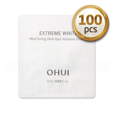O HUI Extreme White Melatoning Dark Spot  Ampoule Essence 1ml x 100pcs OHUI