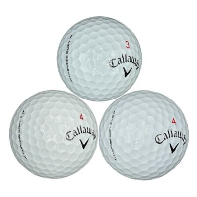 Callaway Chrome Soft Mix Near Mint AAAA 100 Used Golf Balls 4A